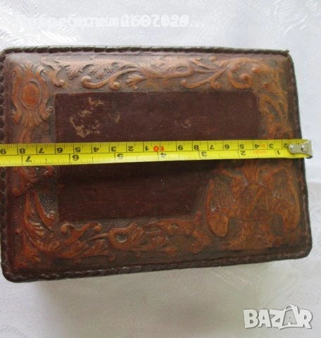 Табакери: стара дървена кутия, хумидор, метал, кожа, кожена, антика, снимка 13 - Антикварни и старинни предмети - 31812766