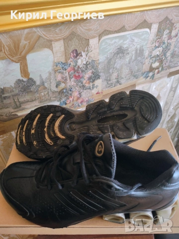 Мьжки кожени маратонки Adidas, снимка 2 - Маратонки - 53765565