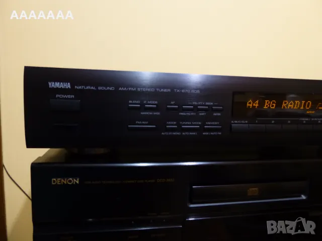 TUNER YAMAHA TX-670 RDS, снимка 6 - Ресийвъри, усилватели, смесителни пултове - 50213161