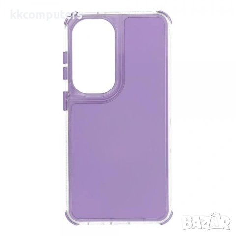 Калъф MATRIX с PVC рамка и силикон за Samsung S26 Plus / Лилав / и Протектор Баркод : 3133814