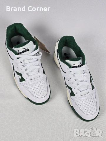 Оригинални кецове Diadora Winner – White/Eden (Чисто нови), снимка 2 - Кецове - 54302564