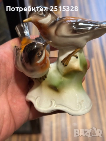 порцеланова фигура две птички Wagner Apel