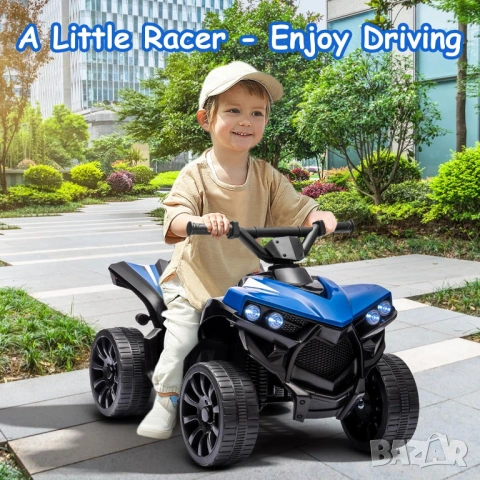 Детско акумолаторно ATV електрическо АТV 6V моторче за деца с музика, снимка 10 - Електрически играчки - 54004782