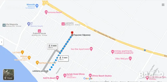 Продава добре обзаведен двустаен апартамент в Паралия Офриниу, Гърция, снимка 18 - Апартаменти - 50312798