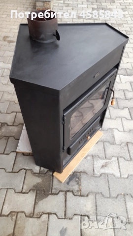 Камина на дърва с водна риза Прити AM W12, 13.3kW – втора употреба., снимка 6 - Камини - 51626546