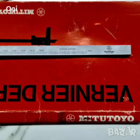 Дълбокомер MITUTOYO , снимка 2 - Шублери - 53515553
