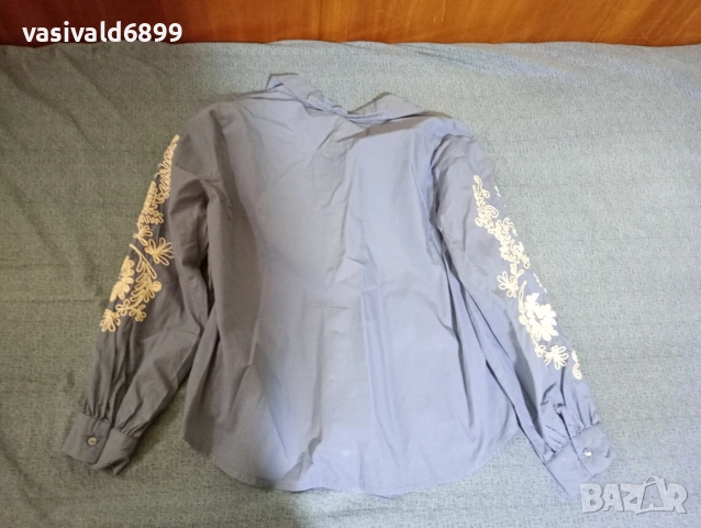 Дамска ризка с дълъг ръкав , снимка 11 - Ризи - 53882958
