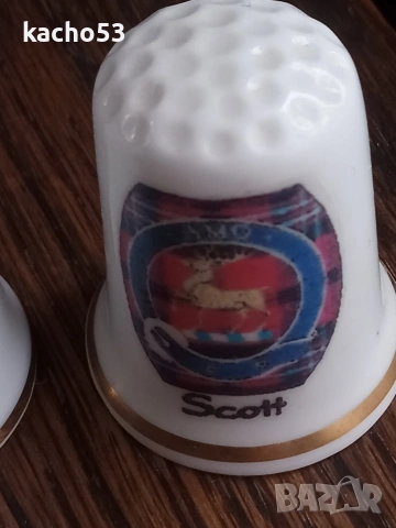 Порцеланови напръстници - 3 броя., снимка 4 - Антикварни и старинни предмети - 53350756