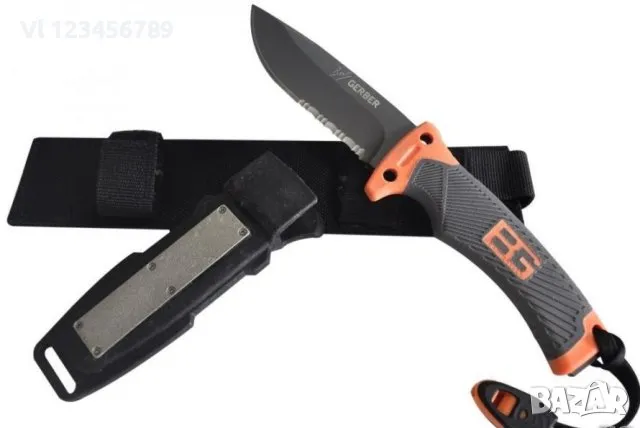 Нож за оцеляване Gerber Bear Grylls Survival, снимка 2 - Ножове - 47916852