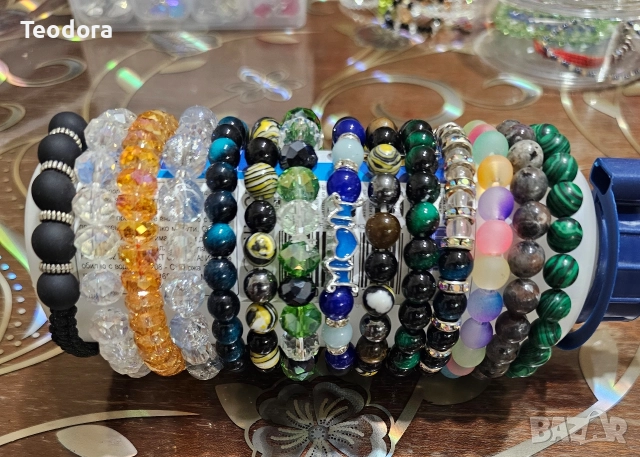 ръчно направени гривни, снимка 10 - Гривни - 52740767