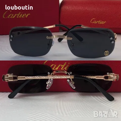 Cartier Mъжки Дамски слънчеви очила овални елипса 4 цвята