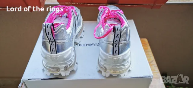 Оригинални маркови дамски маратонки EMPORIO ARMANI - 36 номер, снимка 7 - Маратонки - 49992951