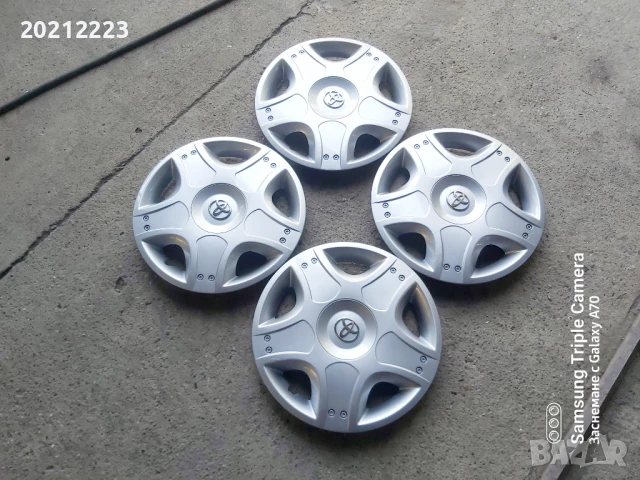 4 броя Оригинални тасове за Тоyota Yaris 14, снимка 3 - Аксесоари и консумативи - 50935652