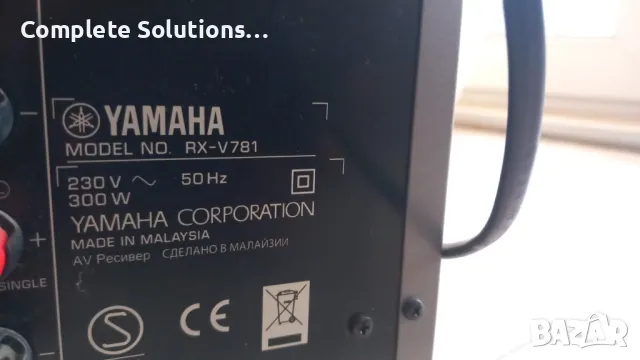 AV приемник Yamaha RX-V781, снимка 6 - Ресийвъри, усилватели, смесителни пултове - 47009582