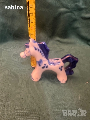 Порцеланови руски фигури/статуетки Гжел (Гжель), снимка 11 - Други ценни предмети - 52038342