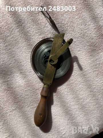 Стара геодезична ролетка 20 метра