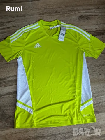 Чисто нова мъжка Тениска adidas Condivo 22 - лайм! М, снимка 1 - Тениски - 48559311