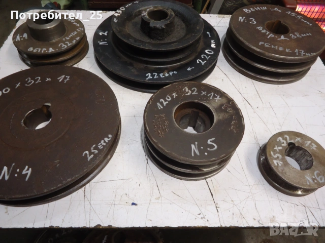 Ремъчни шайби  обява №4, снимка 8 - Електродвигатели - 46698103