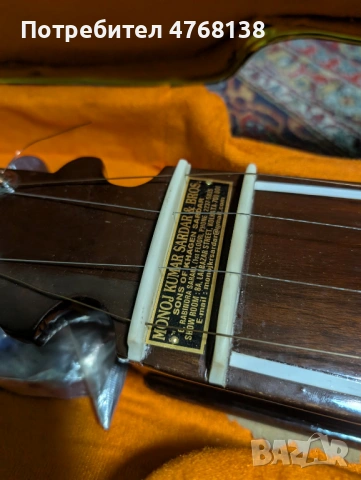 Handmade Tun Wood Box Tanpura: 4-String Indian Instrument with Inlay(Танпура), снимка 2 - Струнни инструменти - 53866137