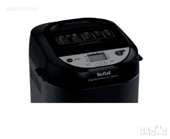 Хлебопекарна, Tefal PF251835, Pain & Tresors 1KG NR/MET, 22 automatic programs, 610-700 W, black, снимка 4 - Хлебопекарни - 51244521