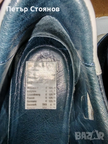 Чудесни мъжки сникърси от естествена кожа State of Art №45, снимка 8 - Спортно елегантни обувки - 54238576