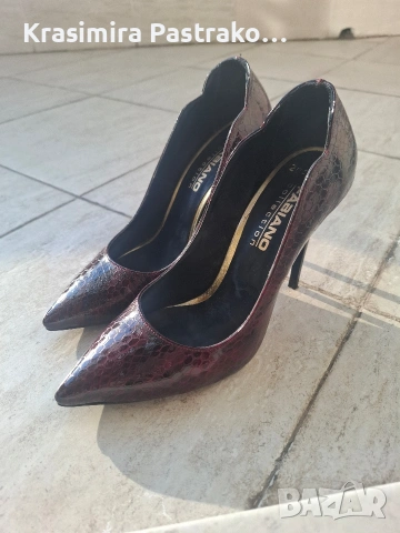 Официални дамски обувки с висок ток, снимка 2 - Дамски обувки на ток - 53848209