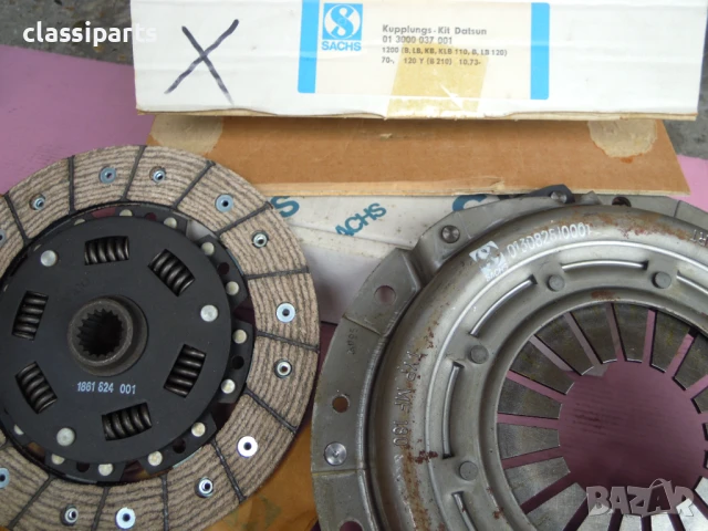 Комплект съединител Sachs за Нисан Датсун и Съни 1970-1983 г. / NISSAN Datsun 120, 120Y, 140Y, Sunny, снимка 2 - Части - 51054789