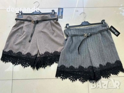Ефектни къси панталонки с дантела, снимка 2 - Къси панталони и бермуди - 52656388