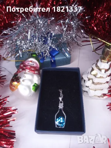 Колие с кристал , снимка 2 - Колиета, медальони, синджири - 48898583