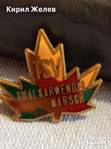 Рядка стара значка 3 MALKARWENDEL MARSCH Австрия уникат с емайл за КОЛЕКЦИЯ 52272