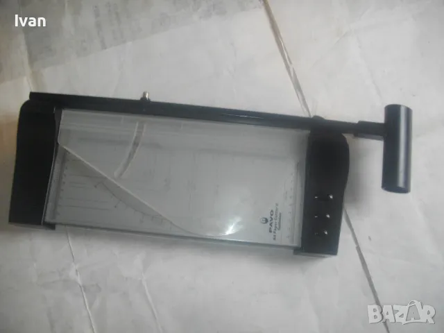 НОВА АЛУМИНИЕВА РЪЧНА ГИЛОТИНА ЗА РЯЗАНЕ НА ХАРТИЯ ФОРМАТ А4 И РАЗЛИЧНИ ВИДОВЕ СИРЕНА КАШКАВАЛ PAVO, снимка 18 - Други инструменти - 49652715