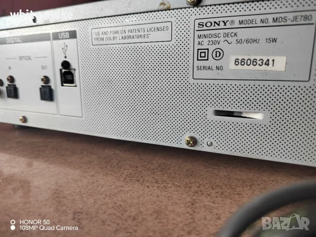 Sony MDS-JE780 Net MD, снимка 11 - Декове - 46806128