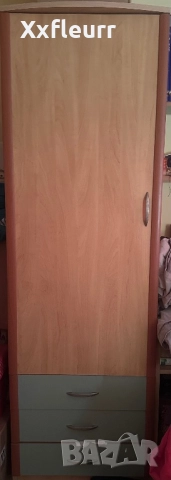 Двукрилен гардероб/бюро и легло, снимка 2 - Гардероби - 51809532