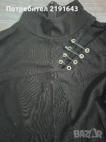 Alessa Алесса черна блуза, снимка 2 - Блузи с дълъг ръкав и пуловери - 53485386