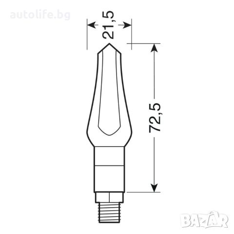 ZAPHYR Странични LED Мото Мигачи замотор - 12V LAMPA, снимка 4 - Аксесоари и консумативи - 45653374