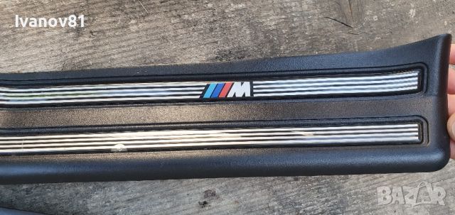 Лайсни на прага бмв е46  м спорт пакет bmw e46 m sport door sill trim м спорт лайсна праг бмв е 46, снимка 3 - Части - 46544807