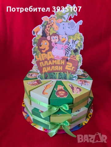 Картонена торта Лабубу, снимка 4 - Други - 51035777