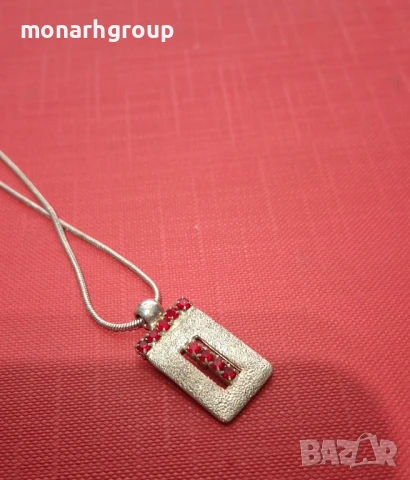 Сребърен ланец / скъсана закопчалка, снимка 6 - Колиета, медальони, синджири - 51043585