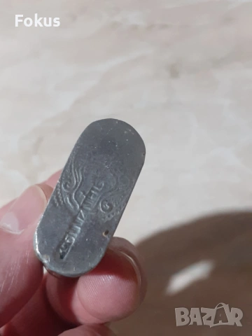 Старо малко калаено шишенце - шише, снимка 4 - Антикварни и старинни предмети - 53357251