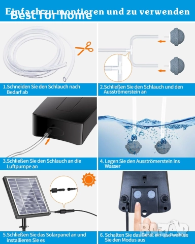 Соларен аератор за езерце , снимка 8 - Друга електроника - 52246802