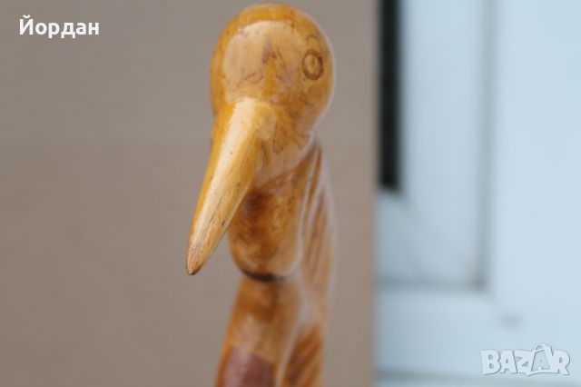 Интересен дървен бастун от дрян, снимка 12 - Антикварни и старинни предмети - 46057059