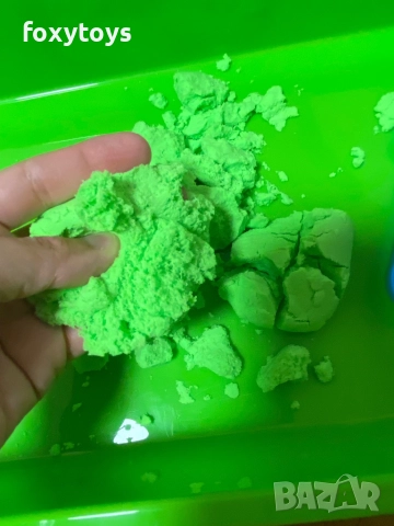 Креативен комплект кинетичен пясък и формички 3D Животни, куфарче, снимка 15 - Образователни игри - 51619037