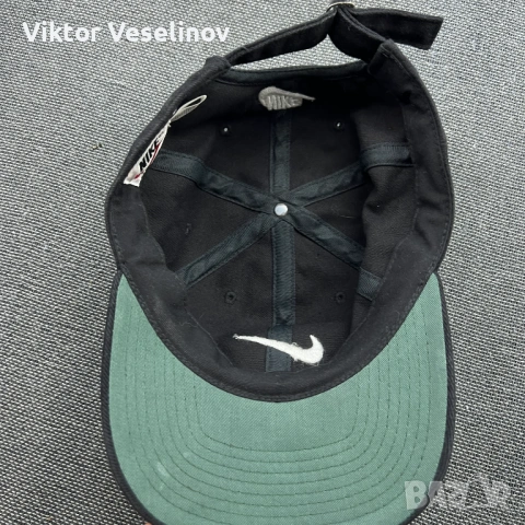 Nike Ретро Шапка 90-те Черна с Козирка Лятна, снимка 4 - Шапки - 53167582