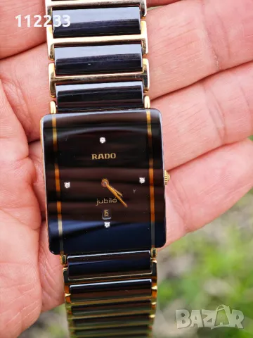 RADO Diamond Black Ceramic Jubilee Diastar 160.0282.3 Swiss Made, снимка 4 - Мъжки - 49513144