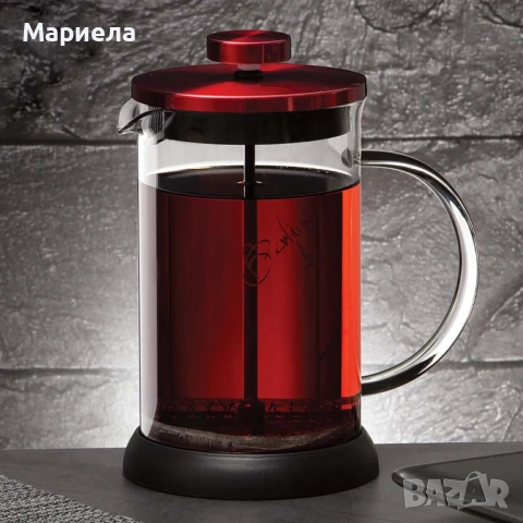 Преса за кафе Berlinger Haus BH-1497, 600мл, Бордо, снимка 3 - Други - 53643646