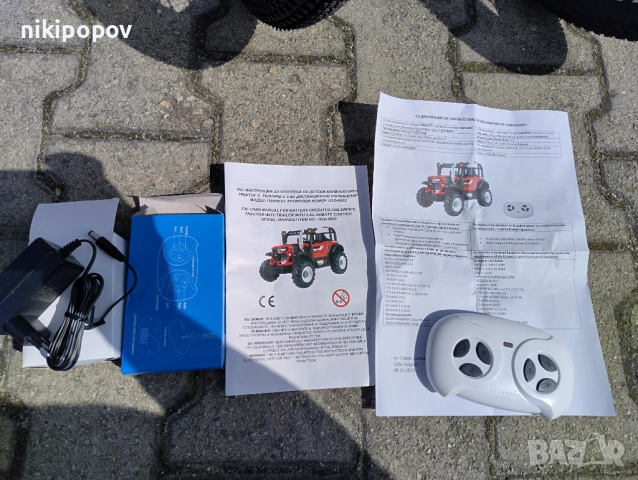 TEXAS акумулаторен трактор HARVEST зелен, снимка 12 - Други - 53849400