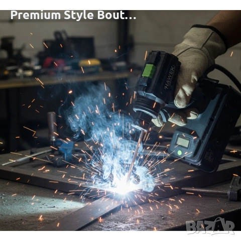 Професионален ръчен инверторен електрожен тип пистолет с дисплей, HAWEK 400A, снимка 2 - Други инструменти - 53644182