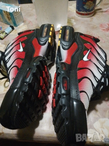 Nike air max plus black red 44 чисто нов 28см us 10 uk 9, снимка 8 - Маратонки - 53646881