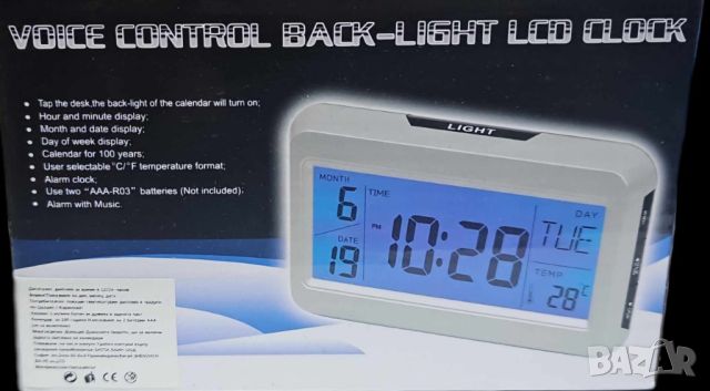 Eлектронен часовник дигитален термометър вътрешна температура за стая, снимка 1 - Мъжки - 46366947