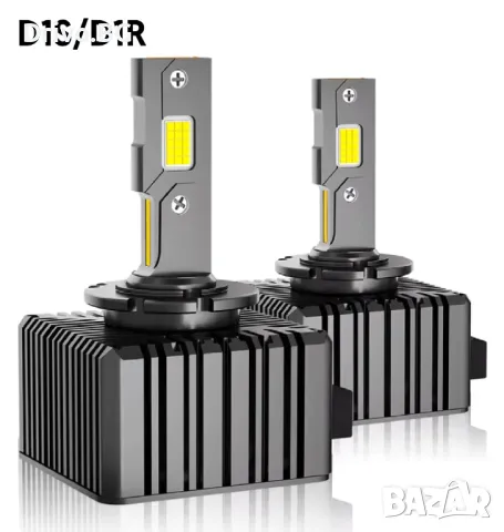 ГАРАНЦИЯ! Ярки LED диодни Крушки Заместващи D1S и D1R Ксенон за фарове, снимка 2 - Аксесоари и консумативи - 48642026